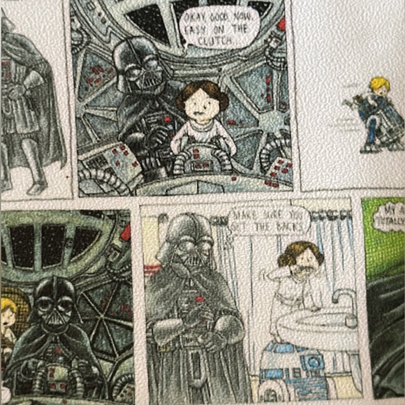 Loungefly Star Wars “Vader I Am Your Fathers Day” Zip Around Wallet NWT - Picture 14 of 15